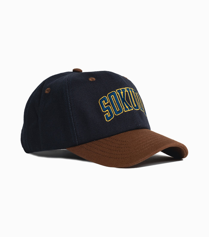 Sokudo Arc Cap - Navy / Brown