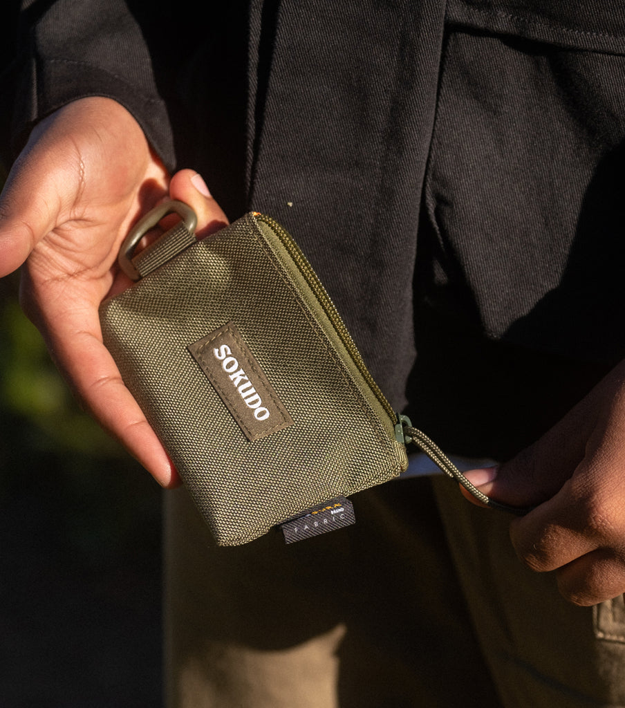 Sokudo Coin Pouch - Olive Drab