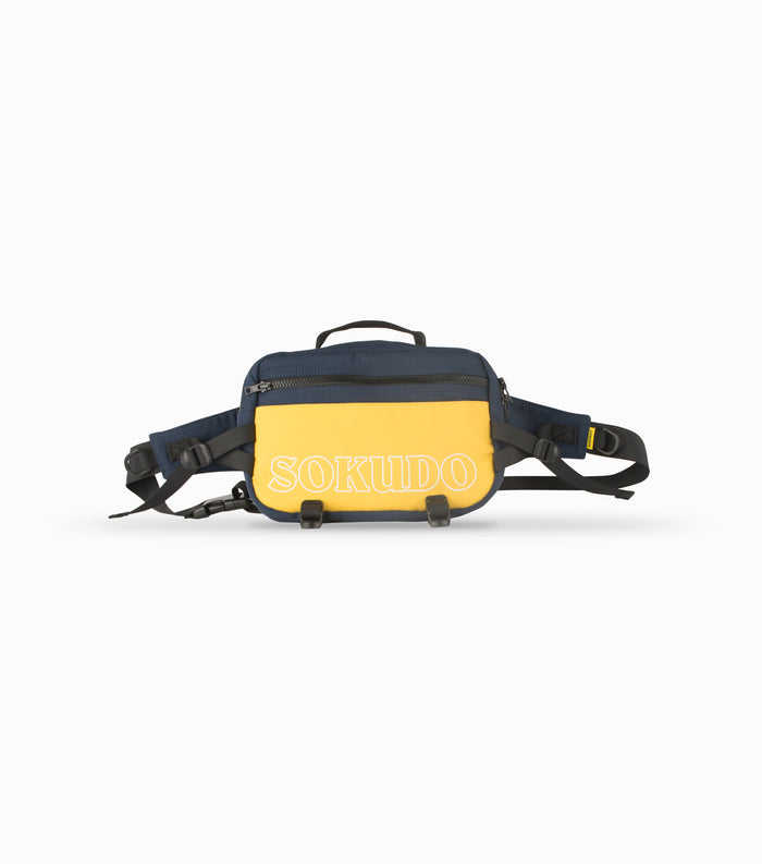 Sokudo Shoulder Bag (Navy / Yellow)